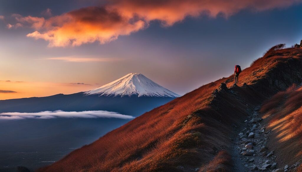Climbing Mount Fuji in the off-season