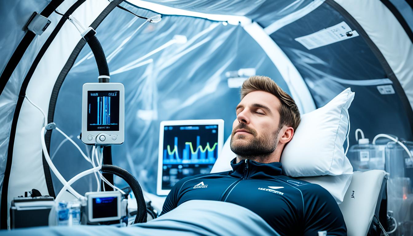 Sleeping in an oxygen tent is the latest hype among athletes